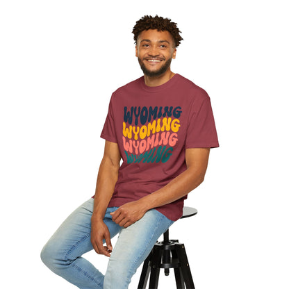 Retro Wyoming - Comfort Colors Shirt