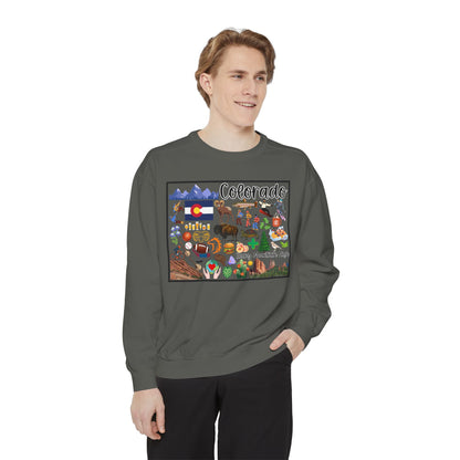 Beautiful State of Colorado - Comfort Colors Sweatshirt
