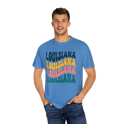 Retro Louisiana - Comfort Colors Shirt