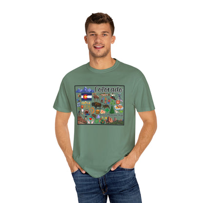 Beautiful State of Colorado - Comfort Colors Shirt