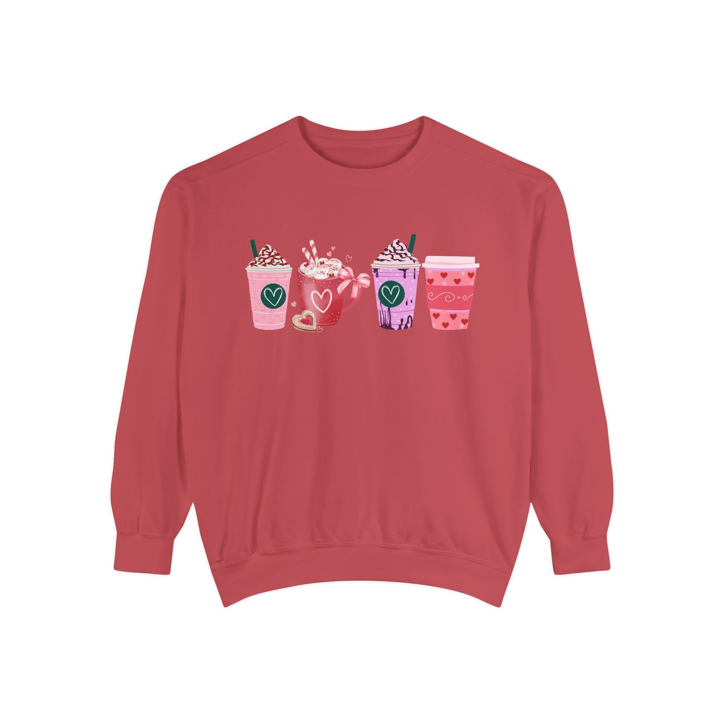 Valentine's Coffee - Comfort Colors Sweatshirt