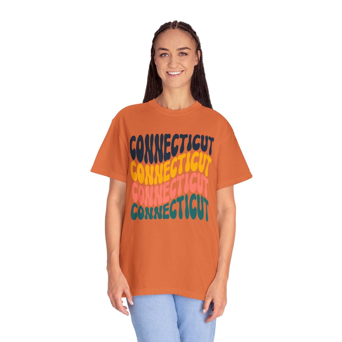 Retro Connecticut - Comfort Colors Shirt