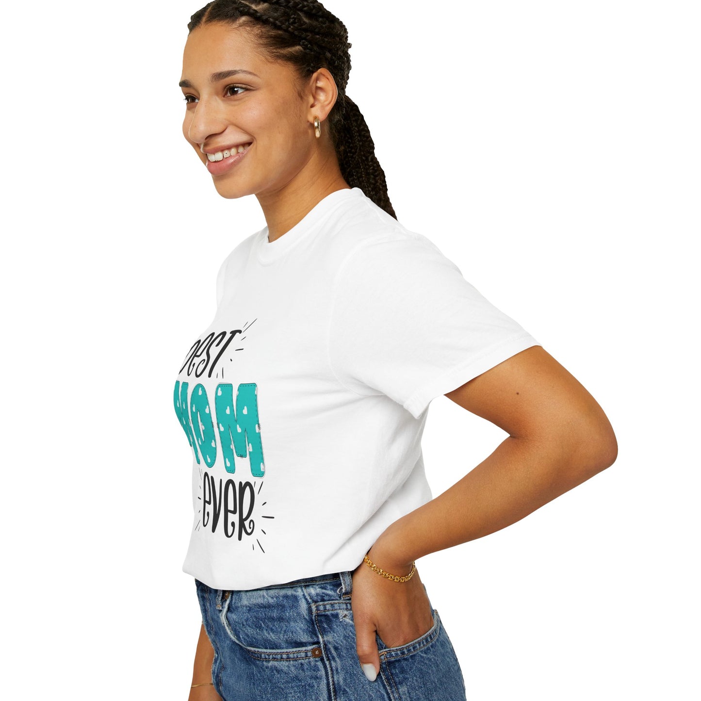 Best Mom Ever (Blue) - Comfort Colors Shirt