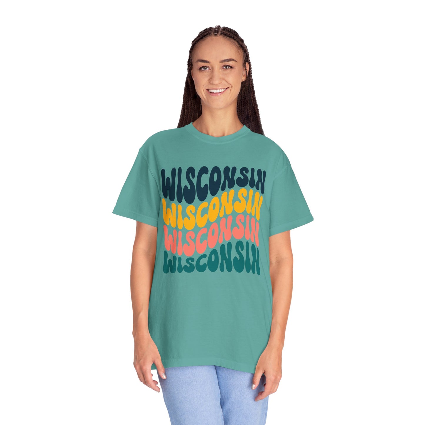 Retro Wisconsin - Comfort Colors Shirt