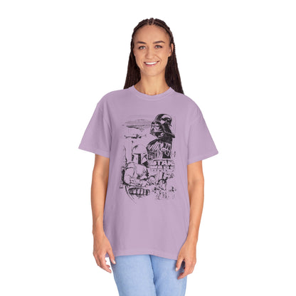 Star Wars Black Line Drawing - Comfort Colors Shirt