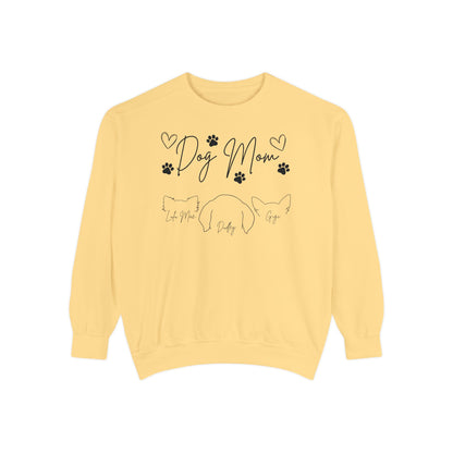 Dog Mom *Customize/Personalize* - Comfort Colors Sweatshirt