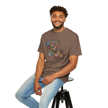 Beautiful State of Louisiana - Comfort Colors Shirt