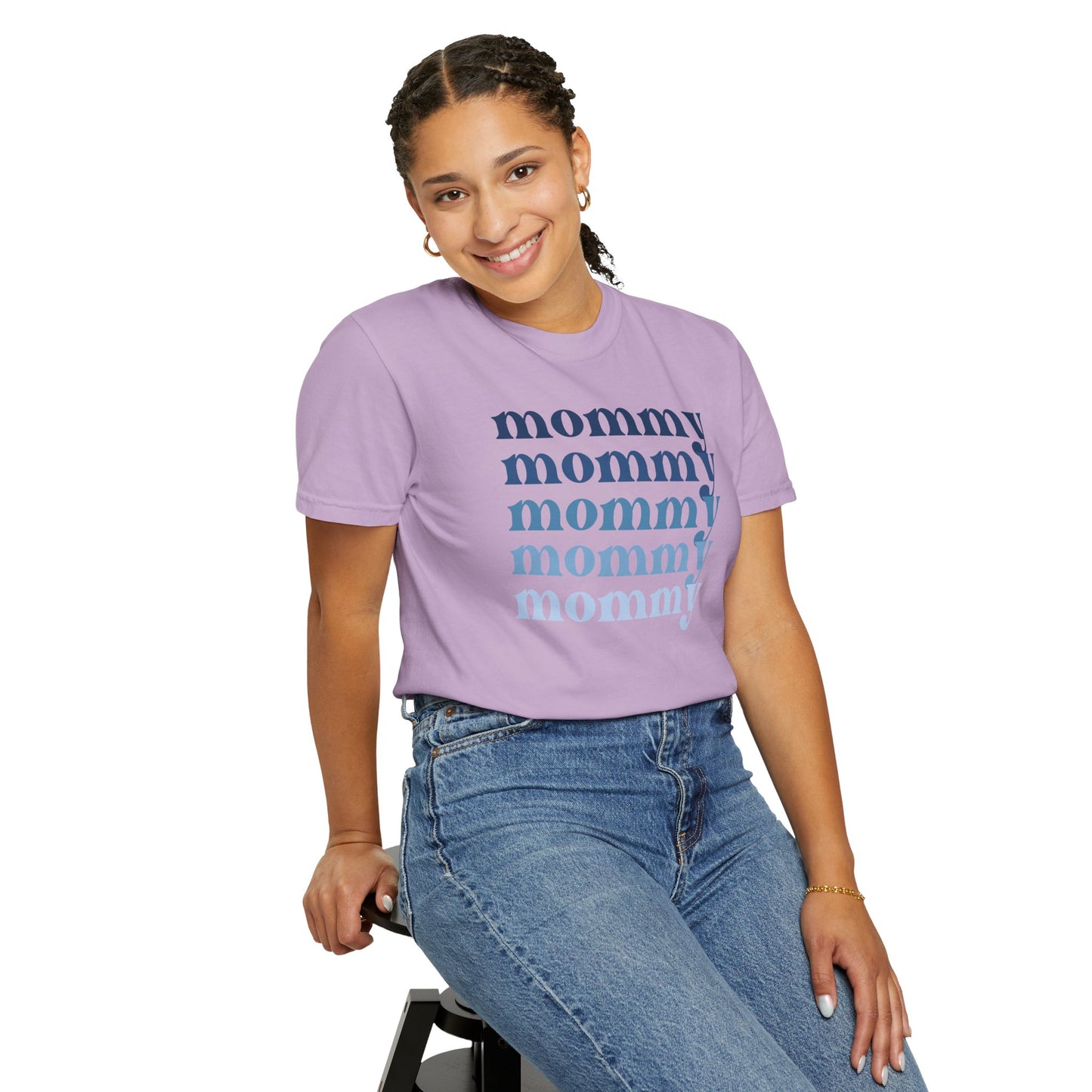 Mommy (Blue) - Comfort Colors Shirt
