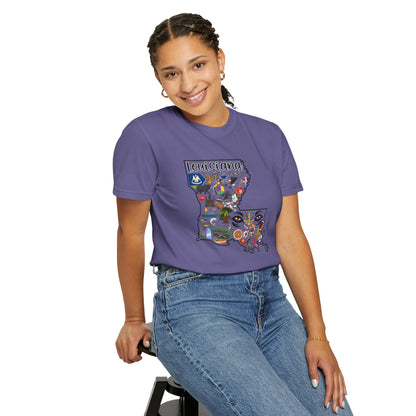 Beautiful State of Louisiana - Comfort Colors Shirt