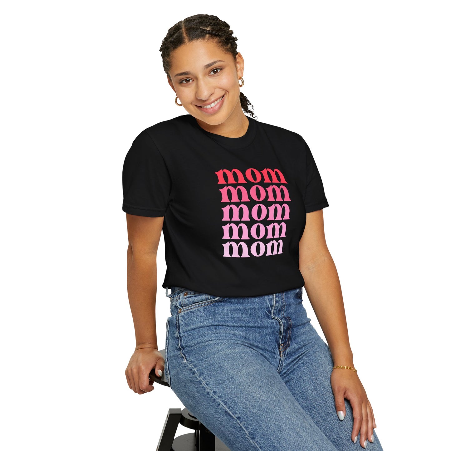 Mom (Pink) - Comfort Colors Shirt