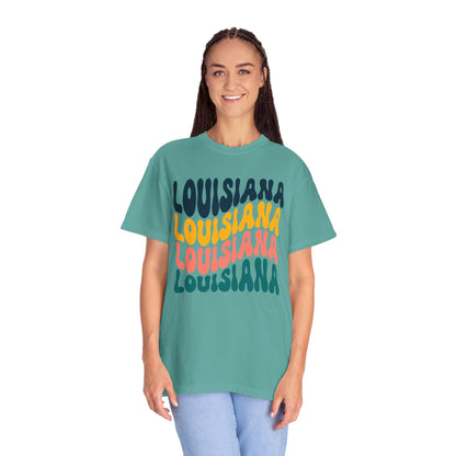 Retro Louisiana - Comfort Colors Shirt