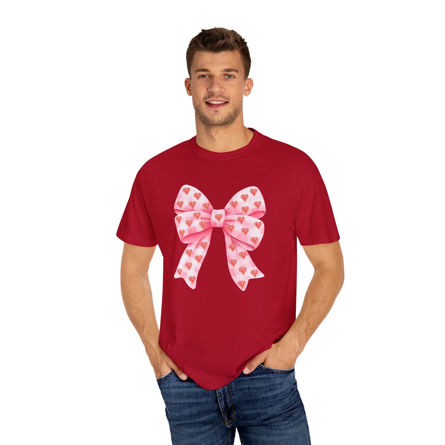 Pink Bows & Hearts - Comfort Colors Shirt