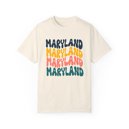 Retro Maryland - Comfort Colors Shirt