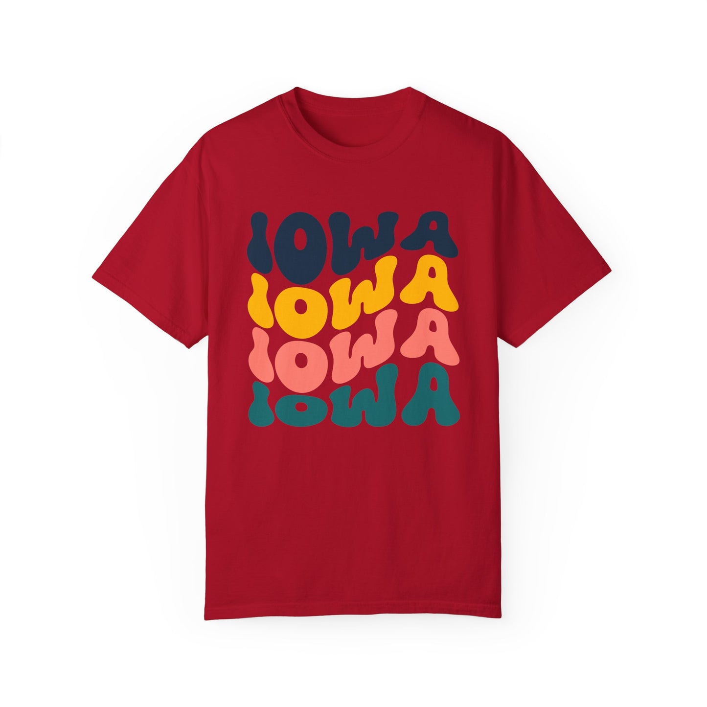 Retro Iowa - Comfort Colors Shirt