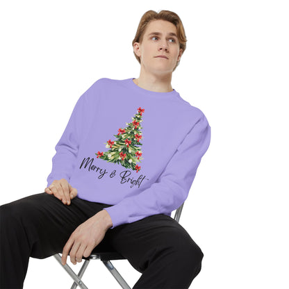 Merry & Bright - Comfort Colors Sweatshirt
