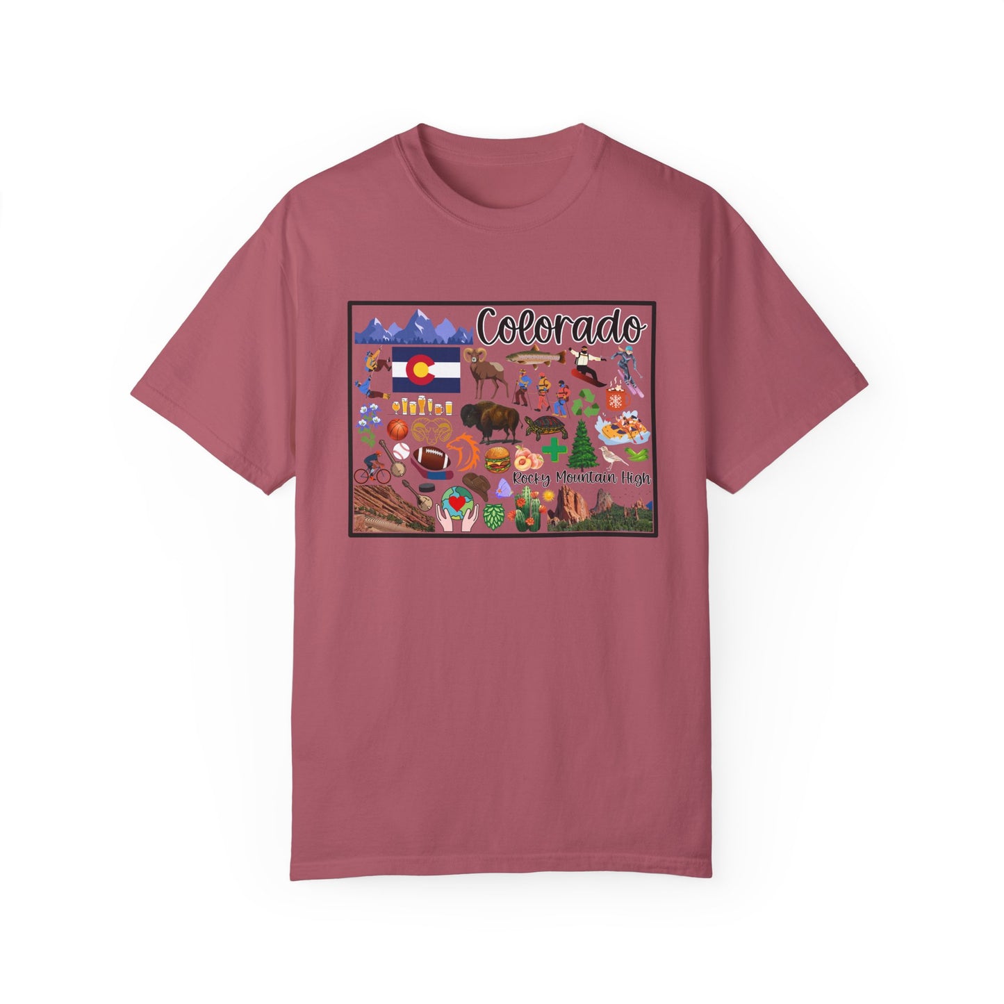Beautiful State of Colorado - Comfort Colors Shirt