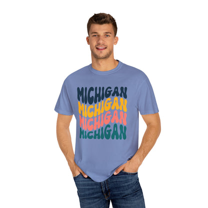 Retro Michigan - Comfort Colors Shirt