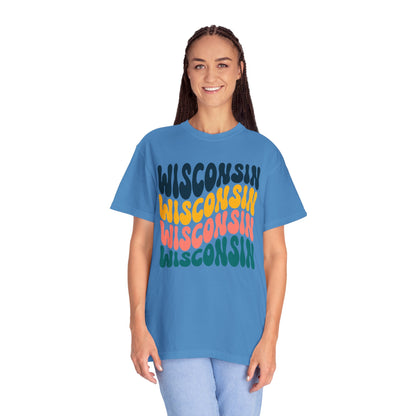 Retro Wisconsin - Comfort Colors Shirt