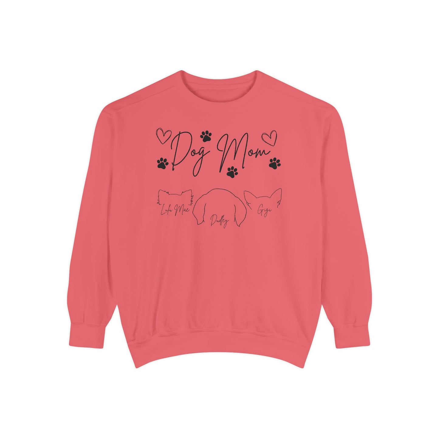 Dog Mom *Customize/Personalize* - Comfort Colors Sweatshirt