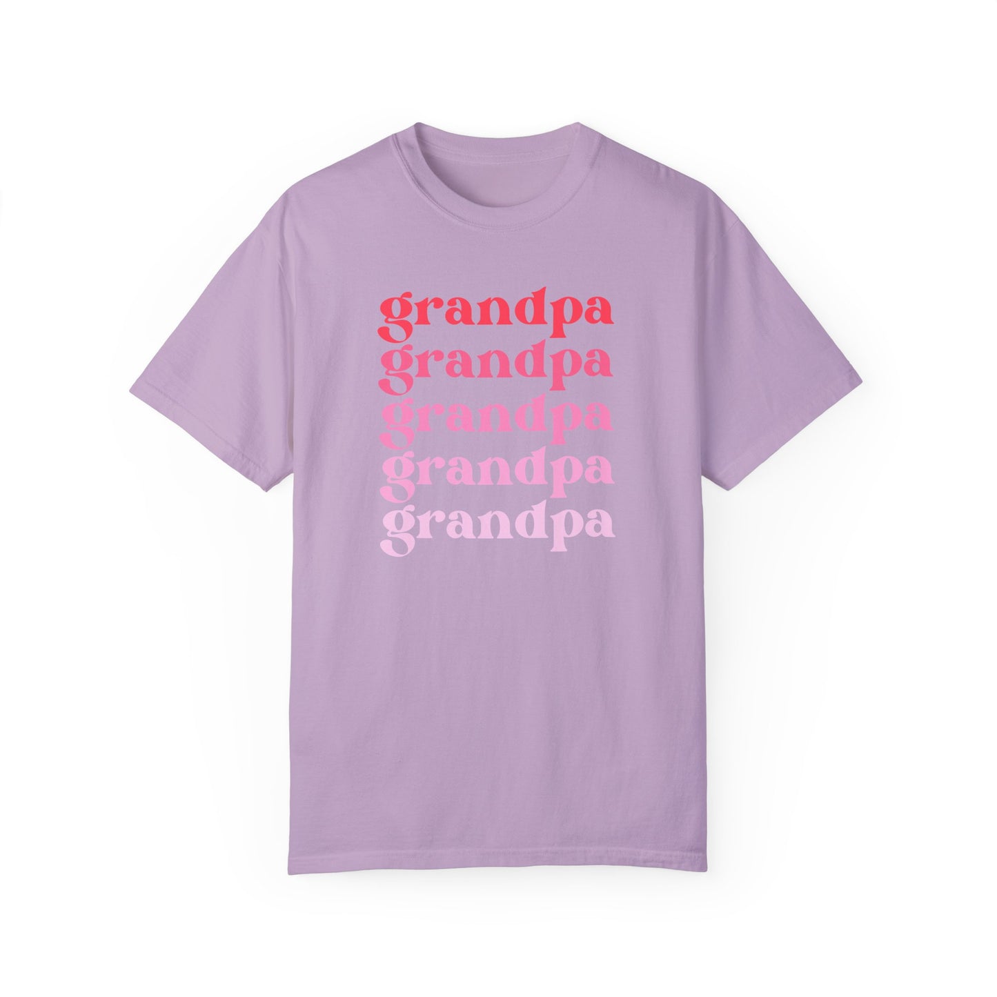Grandpa (Pink) - Comfort Colors Shirt