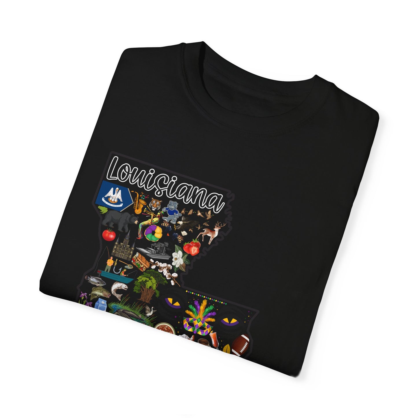 Beautiful State of Louisiana - Comfort Colors Shirt