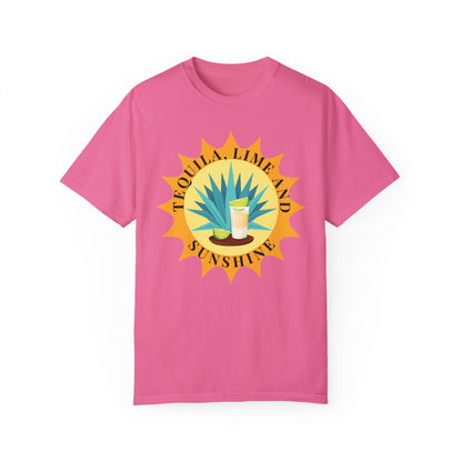 Tequila, Lime And Sunshine - Comfort Colors Shirt