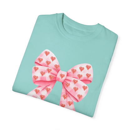 Pink Bows & Hearts - Comfort Colors Shirt