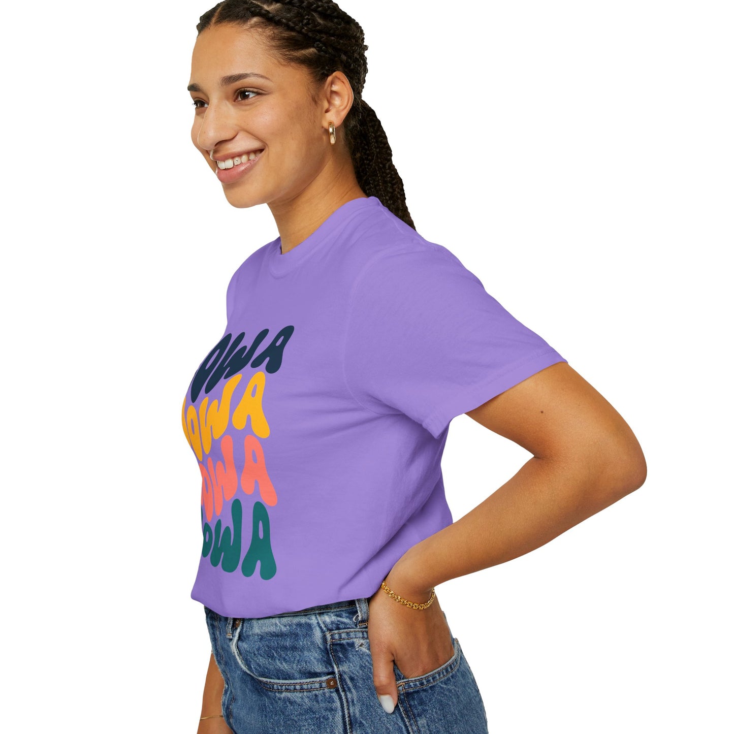 Retro Iowa - Comfort Colors Shirt