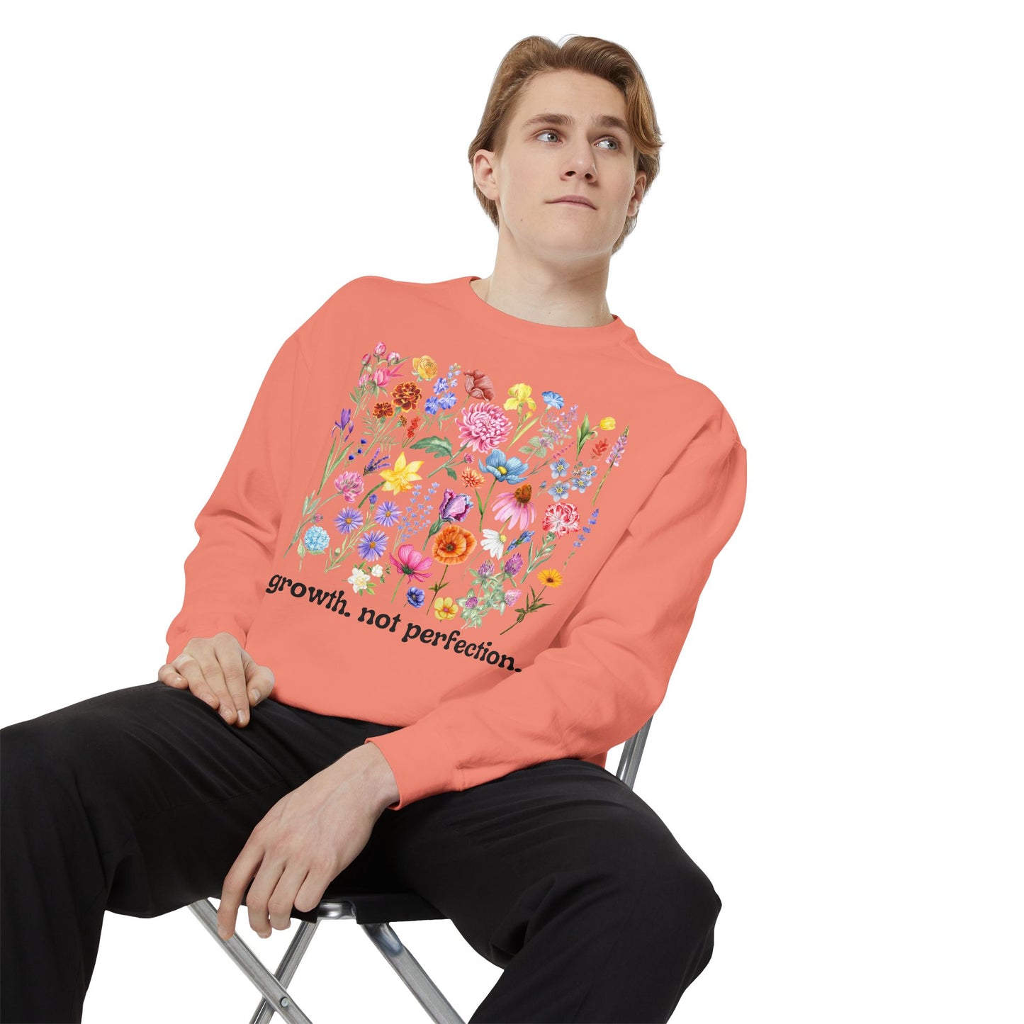 Growth, Not Perfection - Comfort Colors Sweatshirt