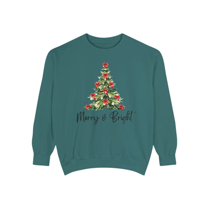 Merry & Bright - Comfort Colors Sweatshirt