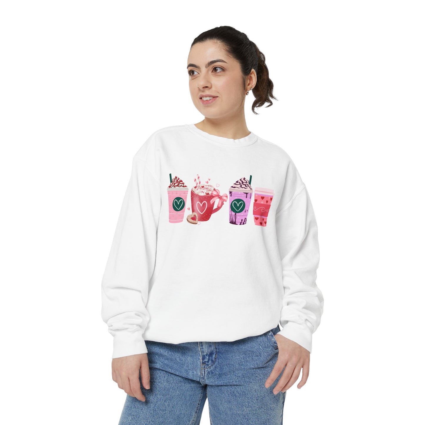 Valentine's Coffee - Comfort Colors Sweatshirt