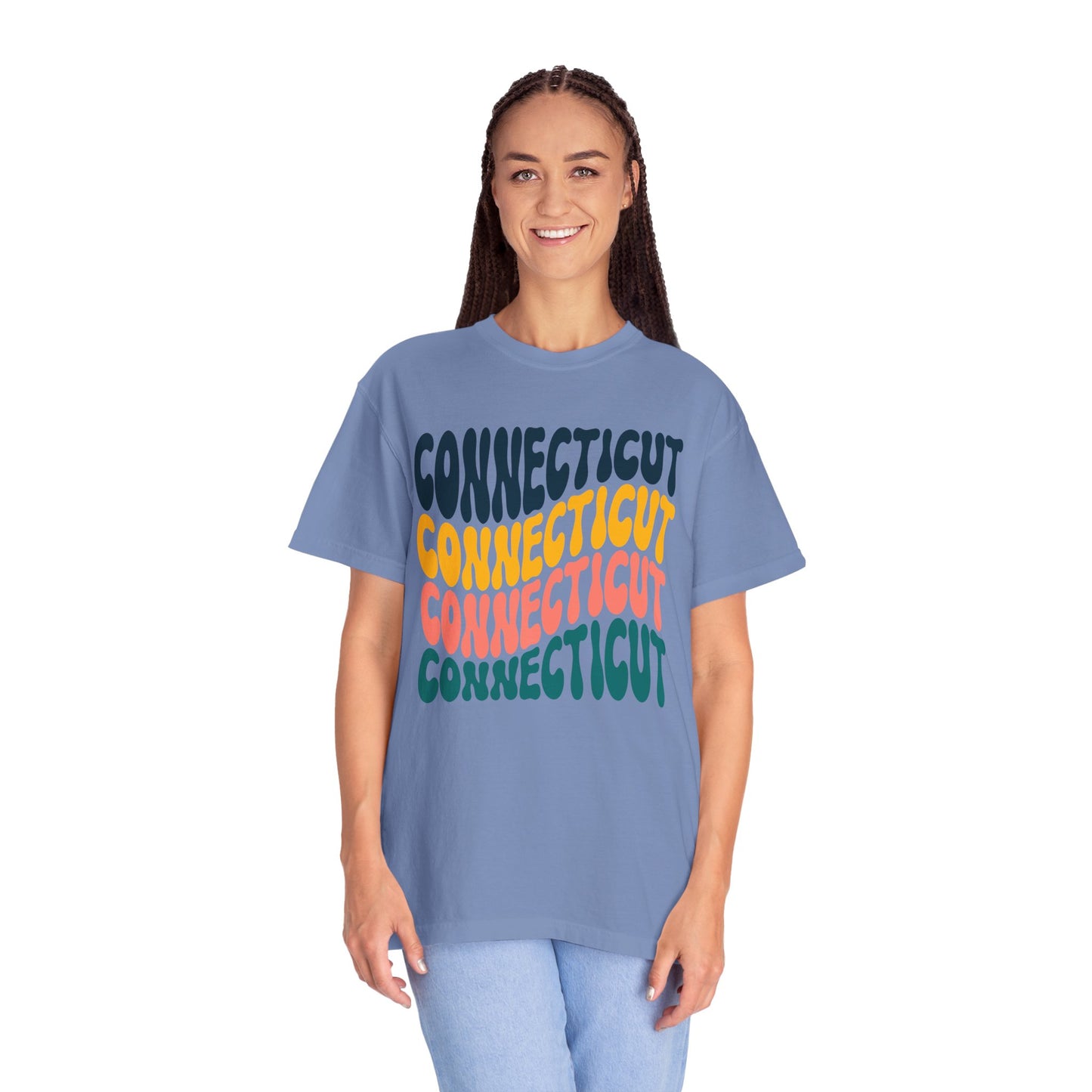 Retro Connecticut - Comfort Colors Shirt