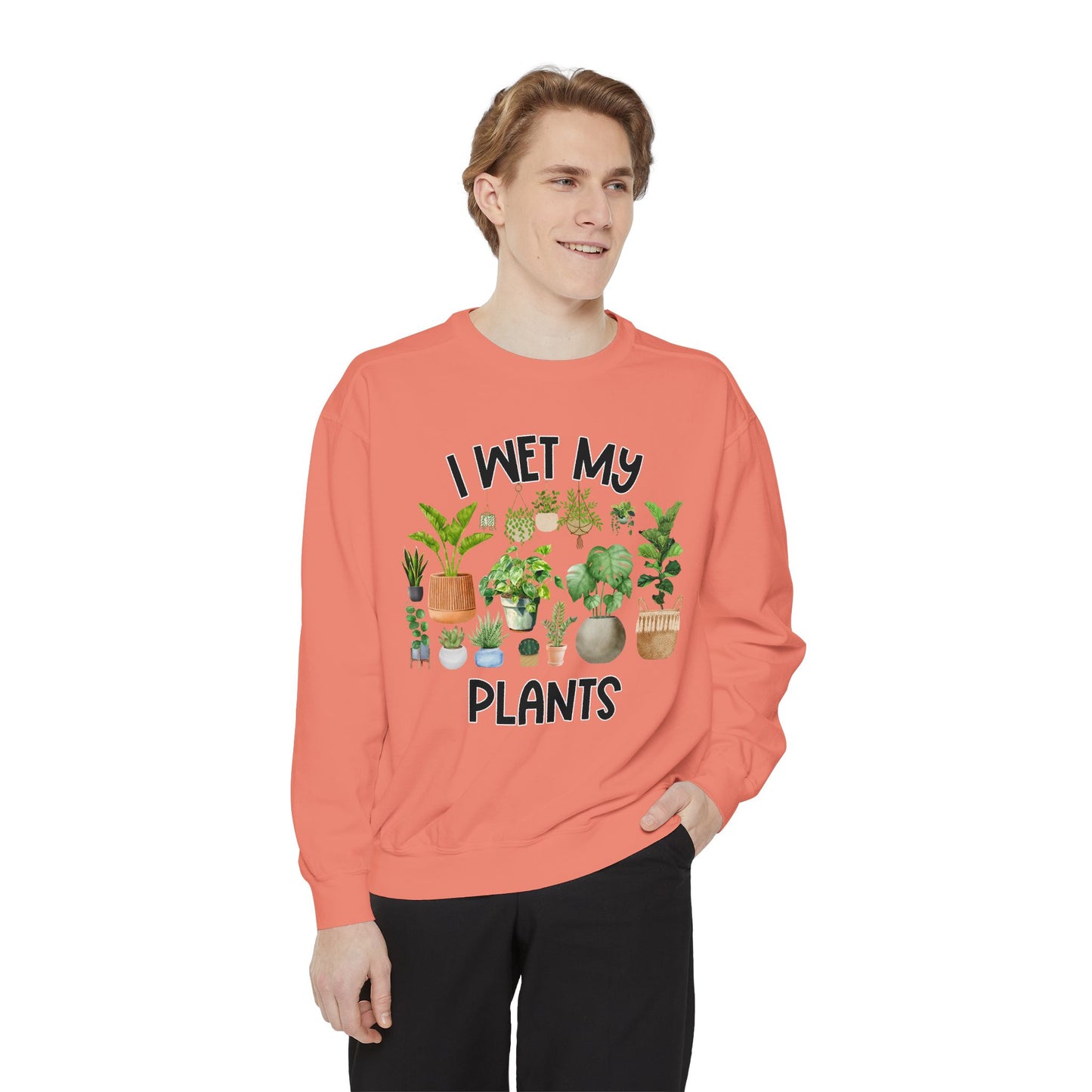 I Wet My Plants - Comfort Colors Sweatshirt