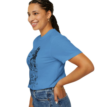 Star Wars Black Line Drawing - Comfort Colors Shirt