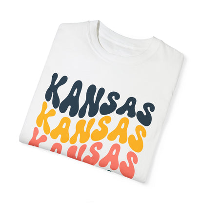 Retro Kansas - Comfort Colors Shirt