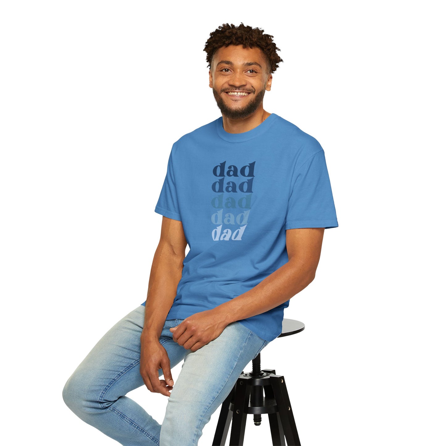 Dad (Blue) - Comfort Colors Shirt