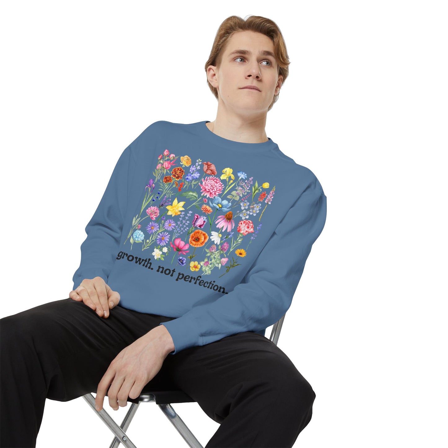 Growth, Not Perfection - Comfort Colors Sweatshirt