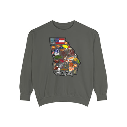 Beautiful State of Georgia - Comfort Colors Sweatshirt