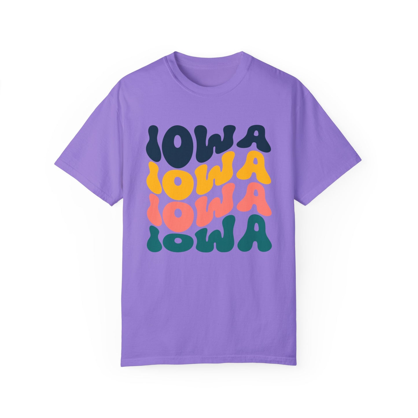 Retro Iowa - Comfort Colors Shirt