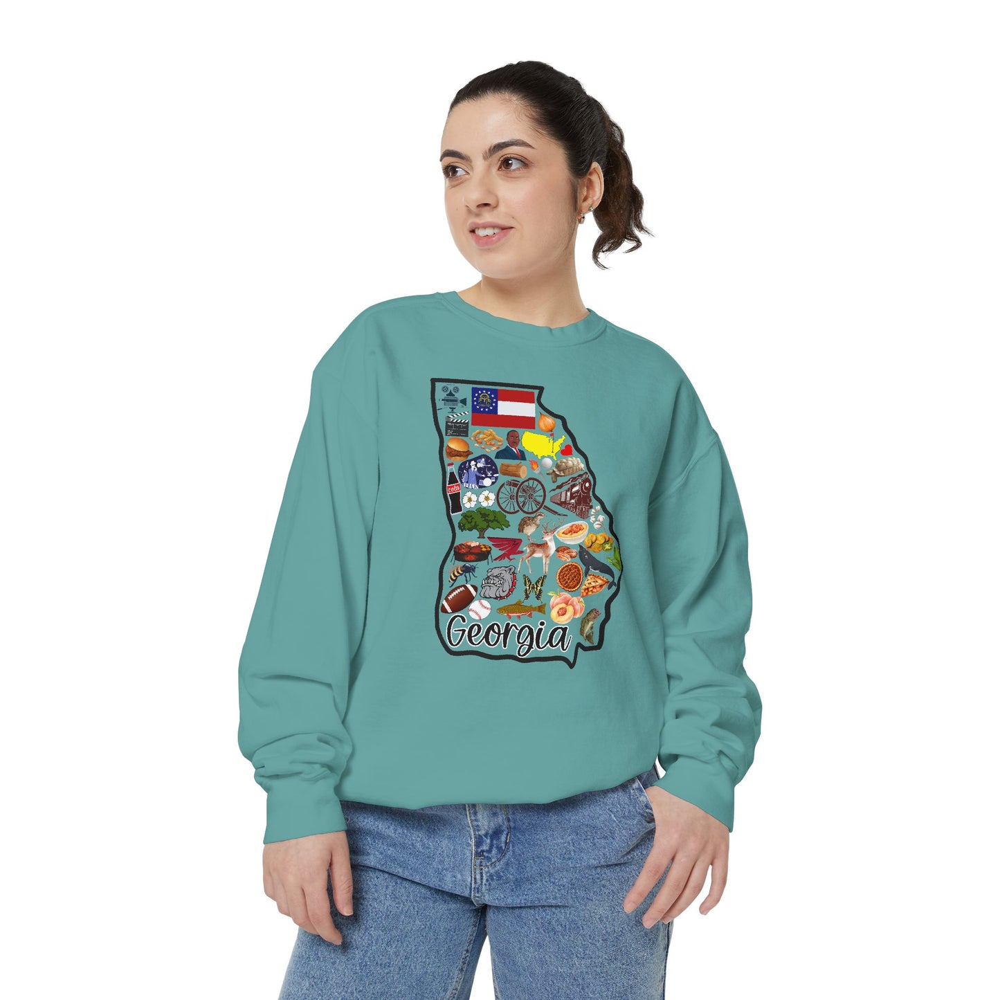 Beautiful State of Georgia - Comfort Colors Sweatshirt
