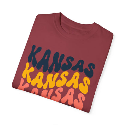 Retro Kansas - Comfort Colors Shirt