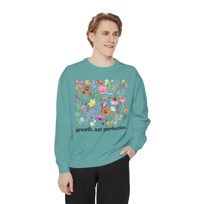 Growth, Not Perfection - Comfort Colors Sweatshirt