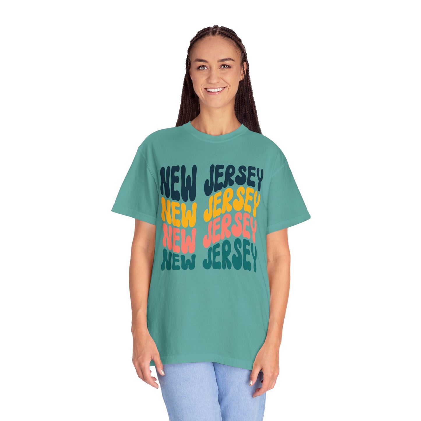 Retro New Jersey - Comfort Colors Shirt