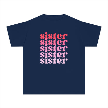 Sister - Pink - (Youth) Comfort Colors Shirt