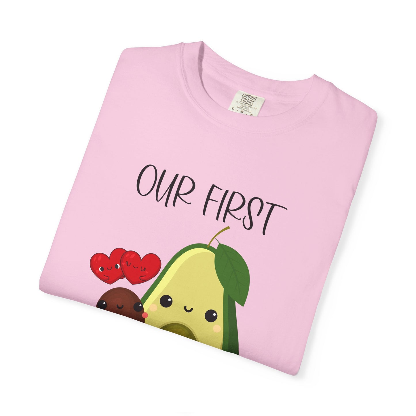 Our First Mother's Day Together (Avocado & Pit) - Comfort Colors Shirt