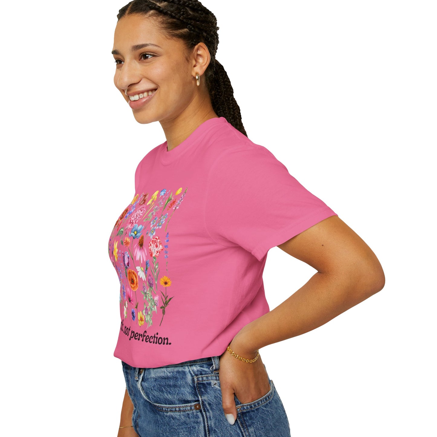 Growth, Not Perfection - Comfort Colors Shirt