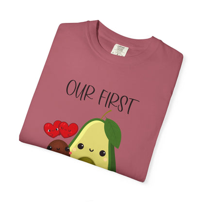 Our First Mother's Day Together (Avocado & Pit) - Comfort Colors Shirt