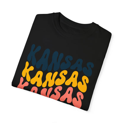 Retro Kansas - Comfort Colors Shirt