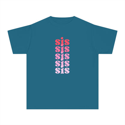 Sis - Pink - (Youth) Comfort Colors Shirt