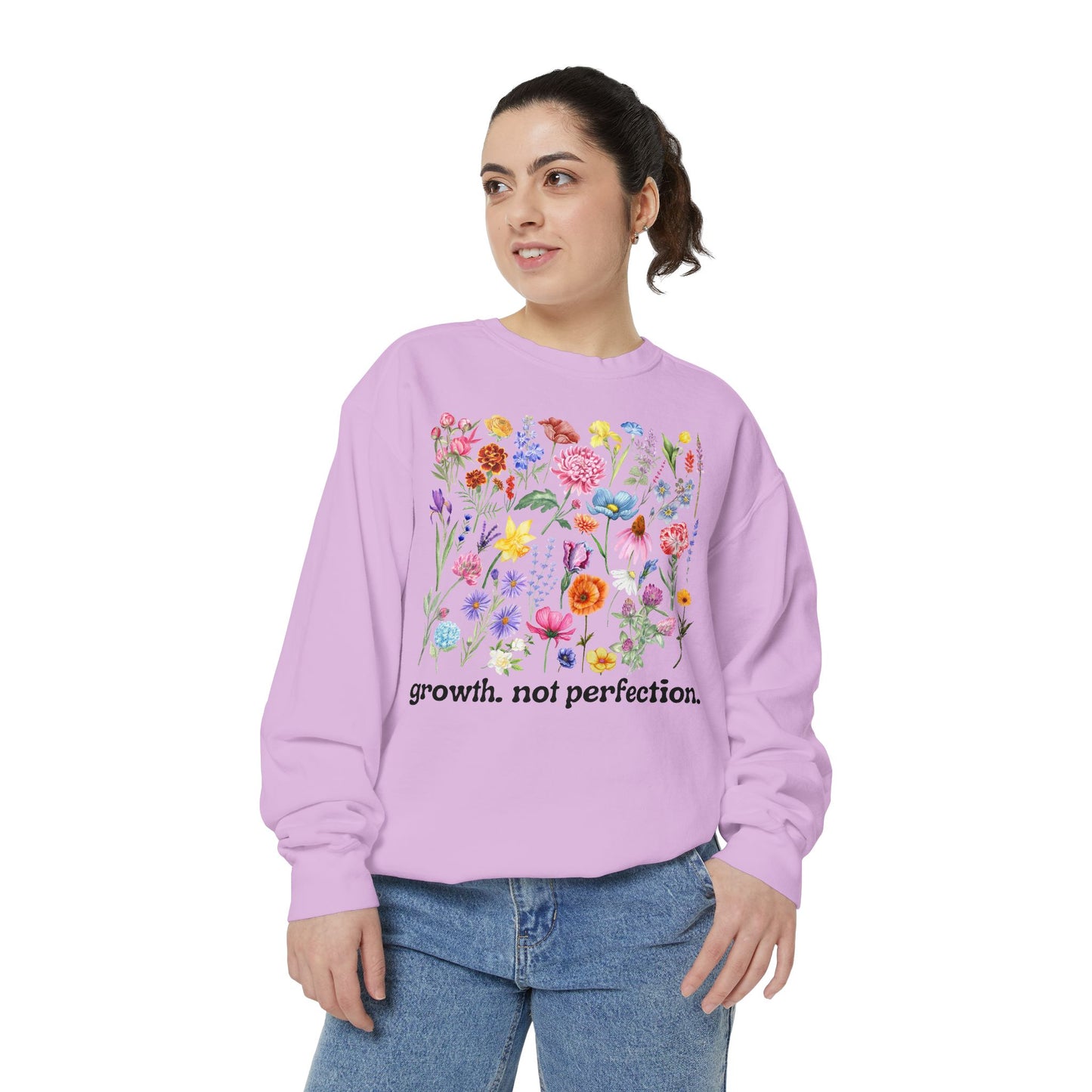 Growth, Not Perfection - Comfort Colors Sweatshirt